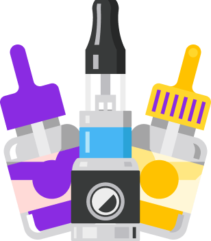 image of vape in hand